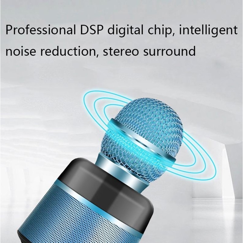 Premium Bluetooth Karaoke Mic With Built In Speaker Portable Wireless Bluetooth Microphone 3