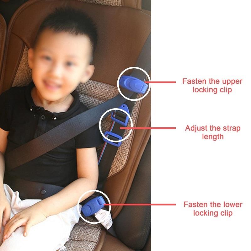 Adjustable Car Child Seat Belt Comfort Fixer Anti Collision Safety Device 1