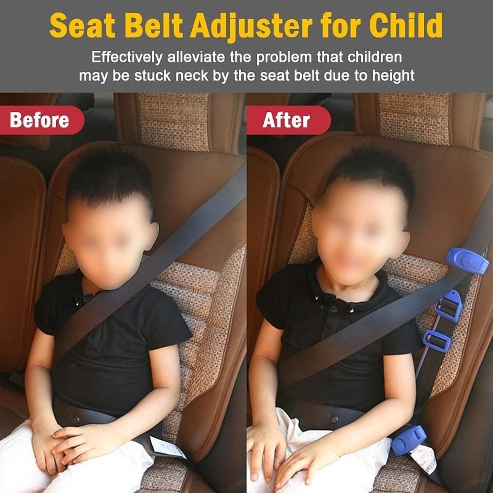 Adjustable Car Child Seat Belt Comfort Fixer Anti Collision Safety Device 5