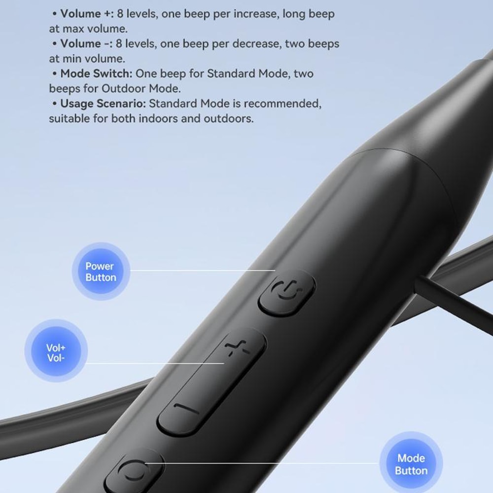 Premium Neck Mounted Bluetooth Hearing Amplifier For Elderly 4