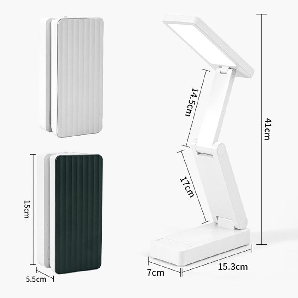 Premium Rechargeable Folding Desk Lamp With Eye Protection Adjustable Brightness Portable USB Stud 3