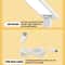 Premium Rechargeable Folding Desk Lamp With Eye Protection Adjustable Brightness Portable USB Stud 11