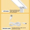 Premium Rechargeable Folding Desk Lamp With Eye Protection Adjustable Brightness Portable USB Stud 11