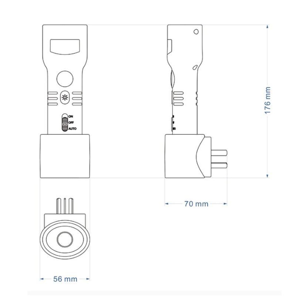 Smart Bedside Night Light With Motion Sensor USB Charging 7