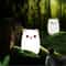 Color Changing Cat-Shaped LED Nightlight USB Rechargeable Silicone Lamp