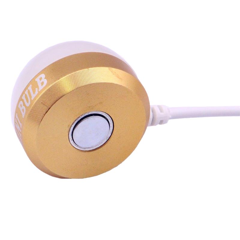 Compact Dimmable USB LED Light Bulb With Magnetic Base Adjustable Modes 3