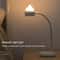 Cat Shaped LED Desk Lamp With Adjustable Brightness Dual Light Night Lamp 9