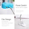 Mini Love Heart Clip LED Reading Lamp Eye Protect Desk Keyboard Light 2