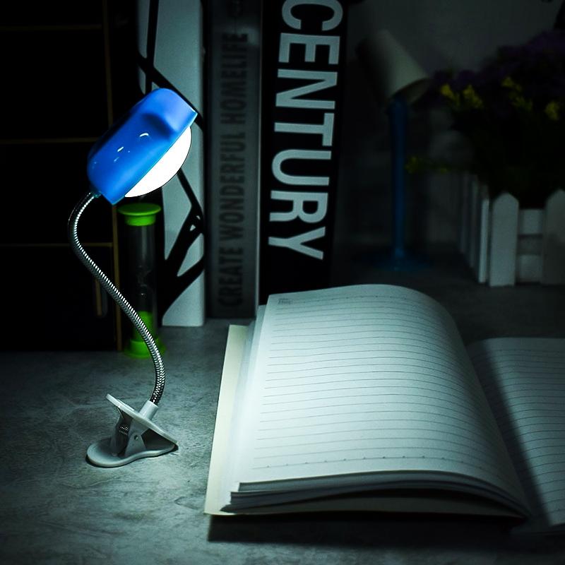 Mini Love Heart Clip LED Reading Lamp Eye Protect Desk Keyboard Light 3