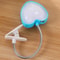 Mini Love Heart Clip LED Reading Lamp Eye Protect Desk Keyboard Light 6