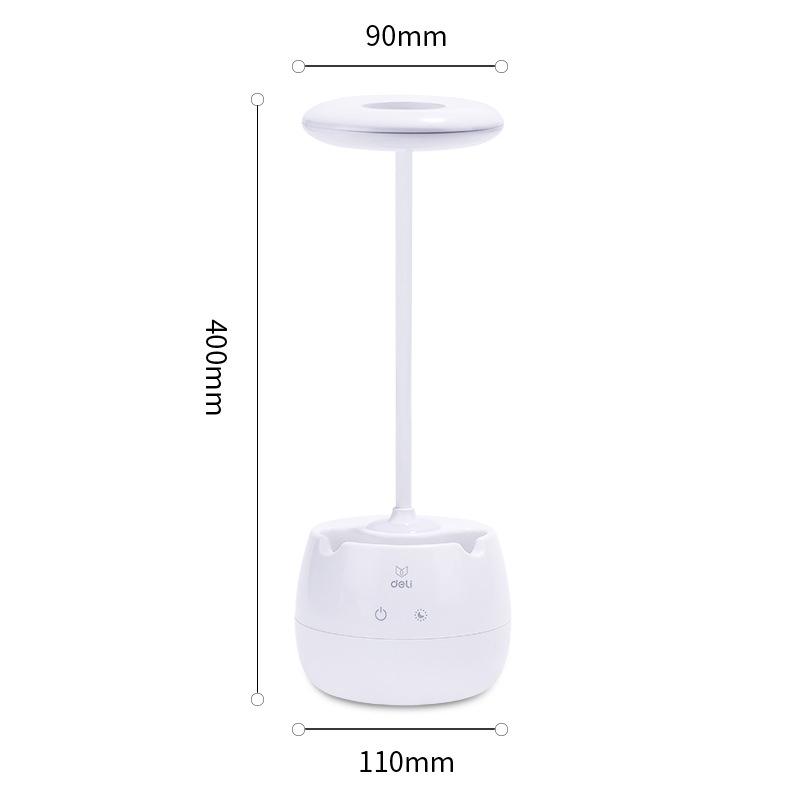 Premium Adjustable Rechargeable LED Desk Lamp with USB & Pen Holder