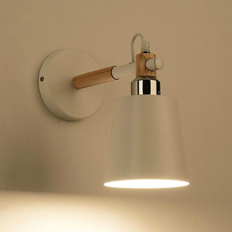 Modern Bedside Wall Lamp Sleek Bedroom Restaurant Lighting 5