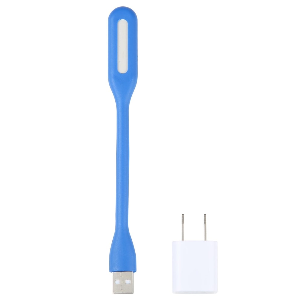 Adjustable USB LED Reading Light With Flexible Neck And US Adapter 2