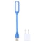 Adjustable USB LED Reading Light With Flexible Neck And US Adapter 5