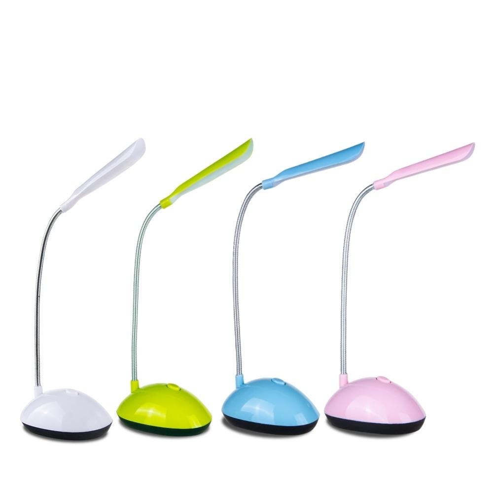 Adjustable Kids LED Bedroom Reading Lamp 2 Pack Flexible Portable Light 0