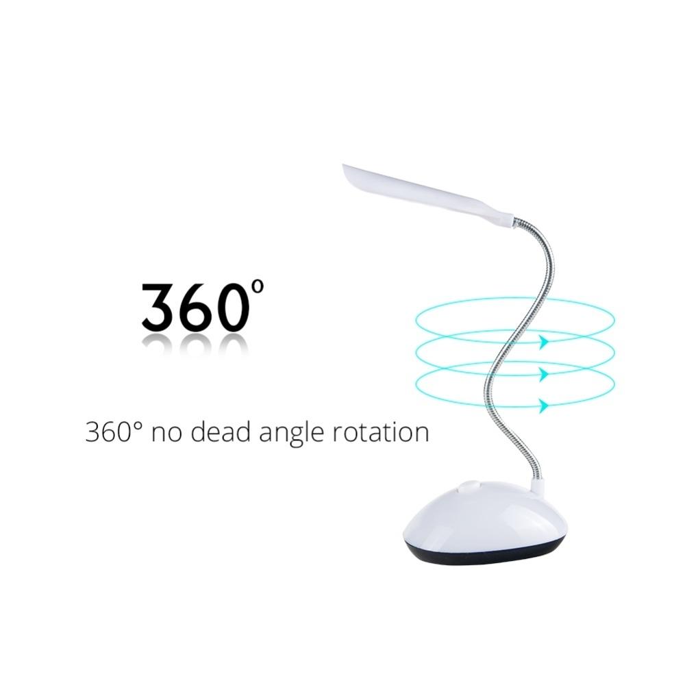 Adjustable Kids LED Bedroom Reading Lamp 2 Pack Flexible Portable Light 2