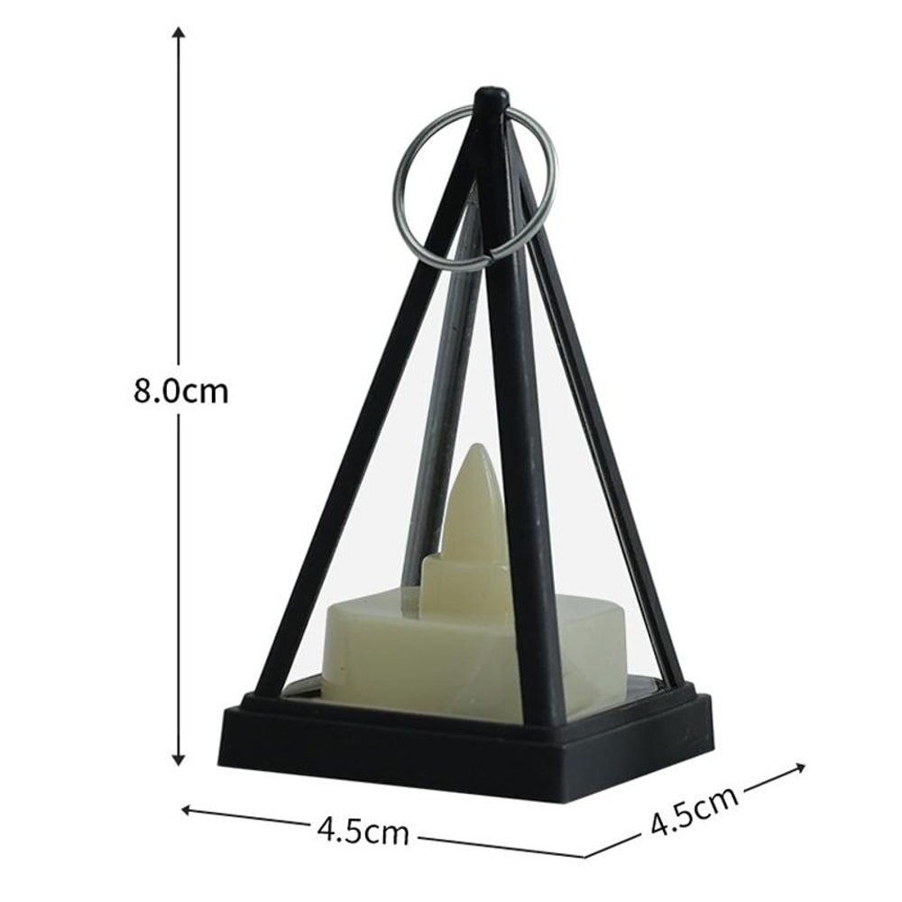 Ambient Triangle LED Party Flameless Candle Lights Pyramid Lamps 5
