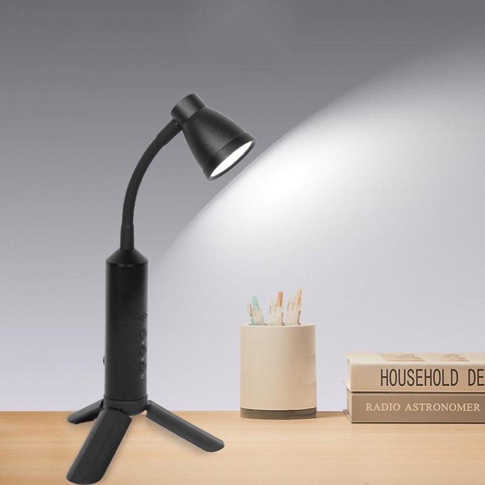 Premium USB Rechargeable Dimmable LED Tripod Desk Lamp Adjustable Modern Desk Lighting 4