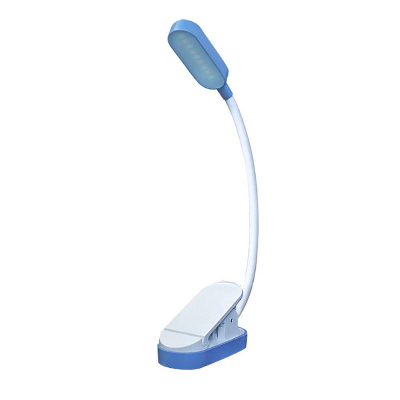 USB Clip Desk Lamp With 9 LEDs Portable Eye Protection Reading Light 6