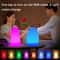 Romantic Colorful USB Rechargeable Portable Night Light With Remote 2