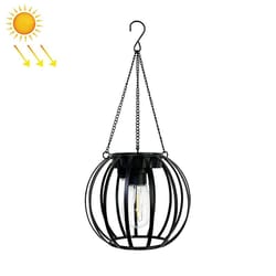 solar pumpkin lantern outdoor hanging garden courtyard villa decoration led light