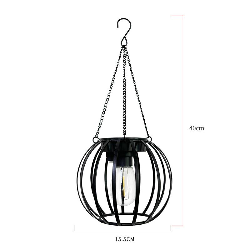 Solar Pumpkin Lantern Outdoor Hanging Garden Courtyard Villa Decoration LED Light
