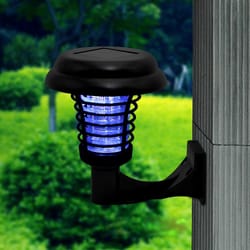 solar mosquito zapper & outdoor bug repellent lamp uv insect killer garden light