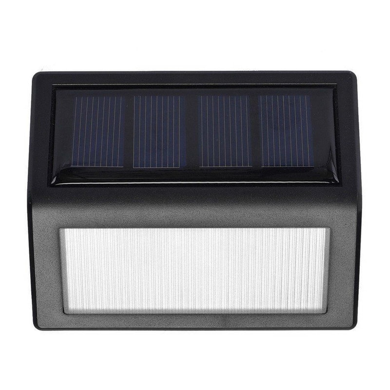 BrightGlow 6 LED Solar Wall Light Waterproof Outdoor Deck Garden Lighting 1