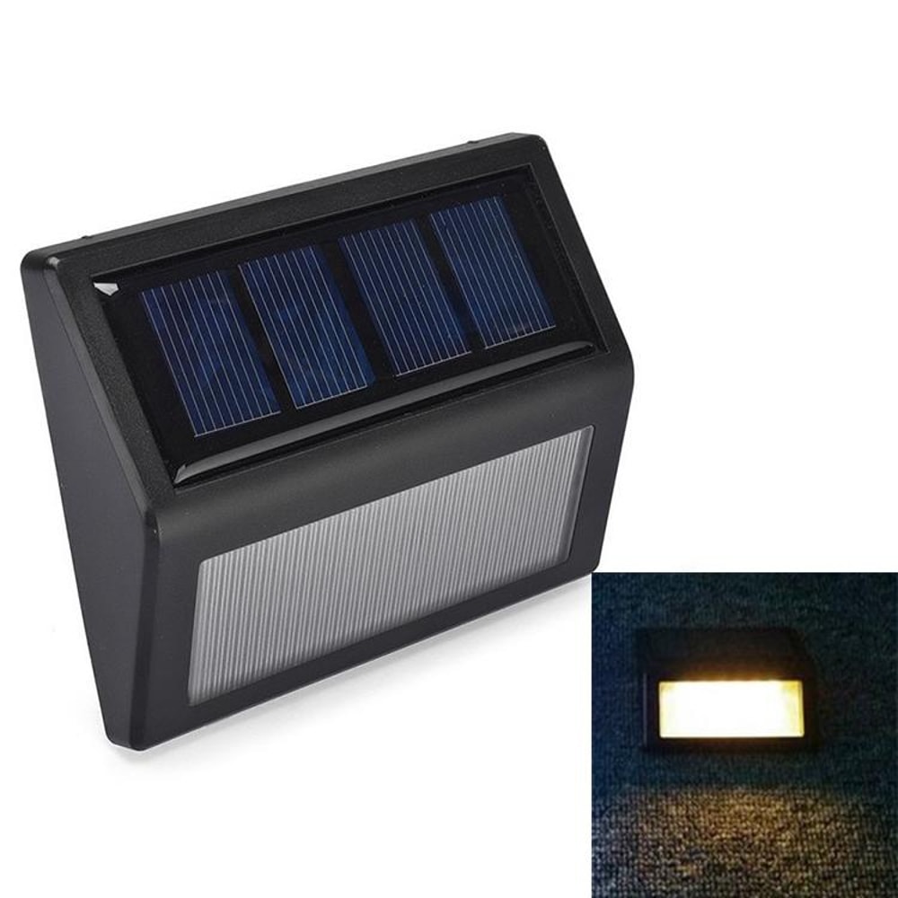 BrightGlow 6 LED Solar Wall Light Waterproof Outdoor Deck Garden Lighting 9