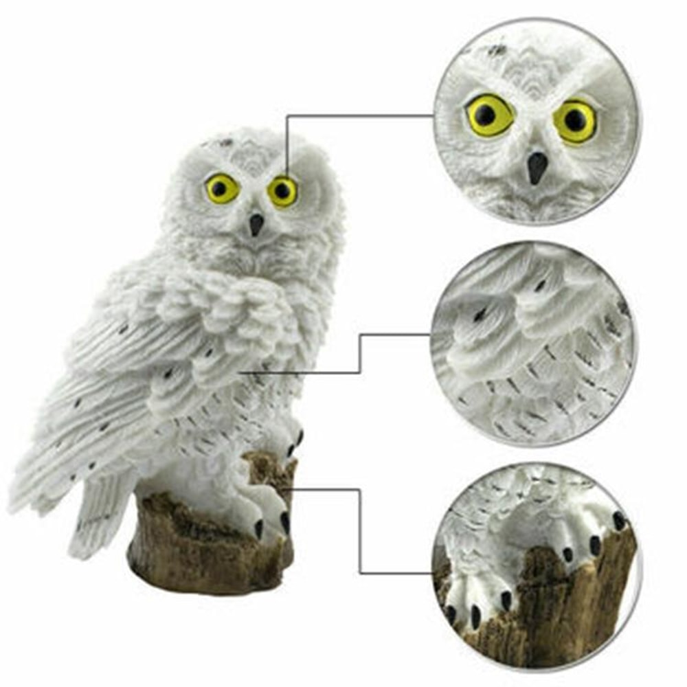 Solar Powered Owl LED Garden Night Light Lamp 3