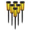 Hexagonal Hollow Solar LED Garden Light Waterproof Outdoor Lawn Lamp 1