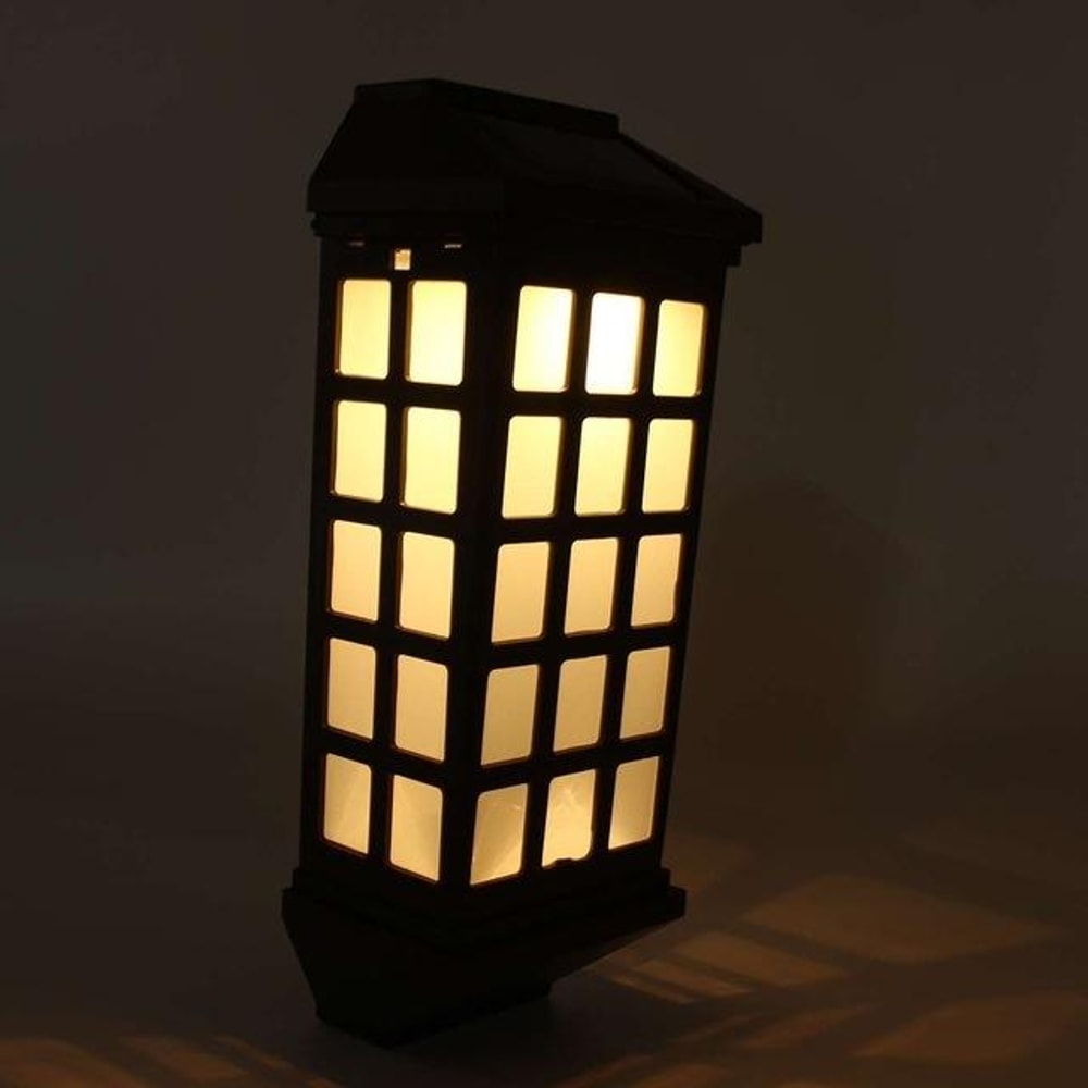 Extended Outdoor Solar Wall Lamp Waterproof Garden & Courtyard Light