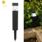 Solar Powered Outdoor Waterproof Lawn Column Light Modern Landscape Lighting 6
