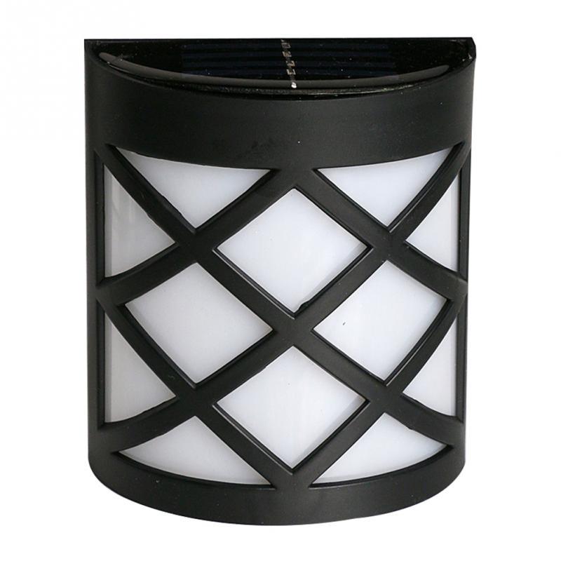 Solar Powered LED Outdoor Wall Light Waterproof Energy Saving Garden Lamp