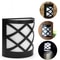 Solar Powered LED Outdoor Wall Light Waterproof Energy Saving Garden Lamp