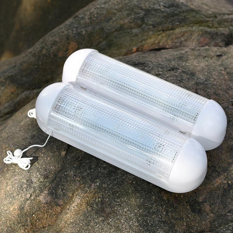 Solar Powered Double LED Wall Light Waterproof Outdoor Shed Lamp