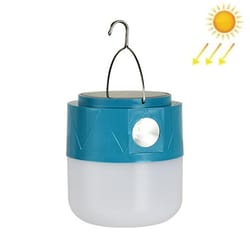 solar rechargeable led bulb with flashlight emergency & camping light