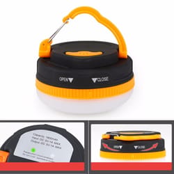 multifunctional portable led camping lantern & emergency flashlight