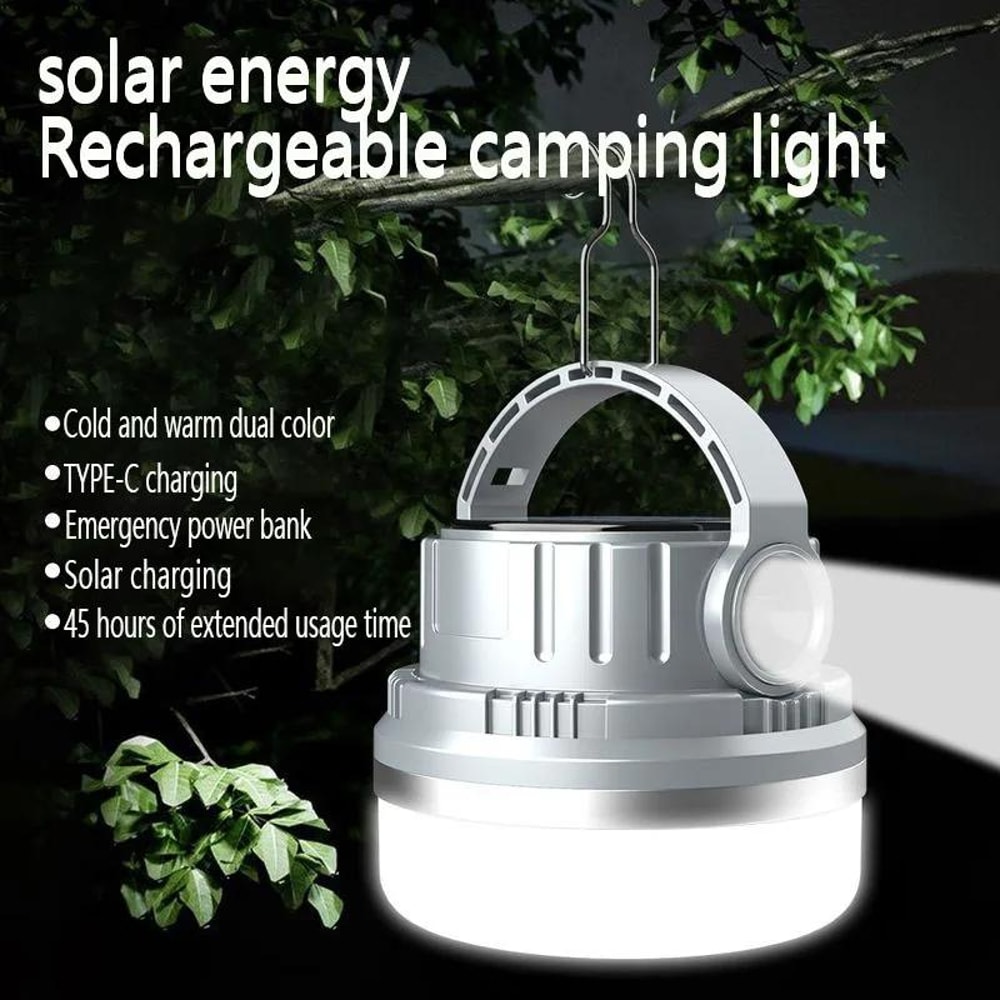 All In One Solar Tent Light Portable Camping Lantern With Power Supply 10