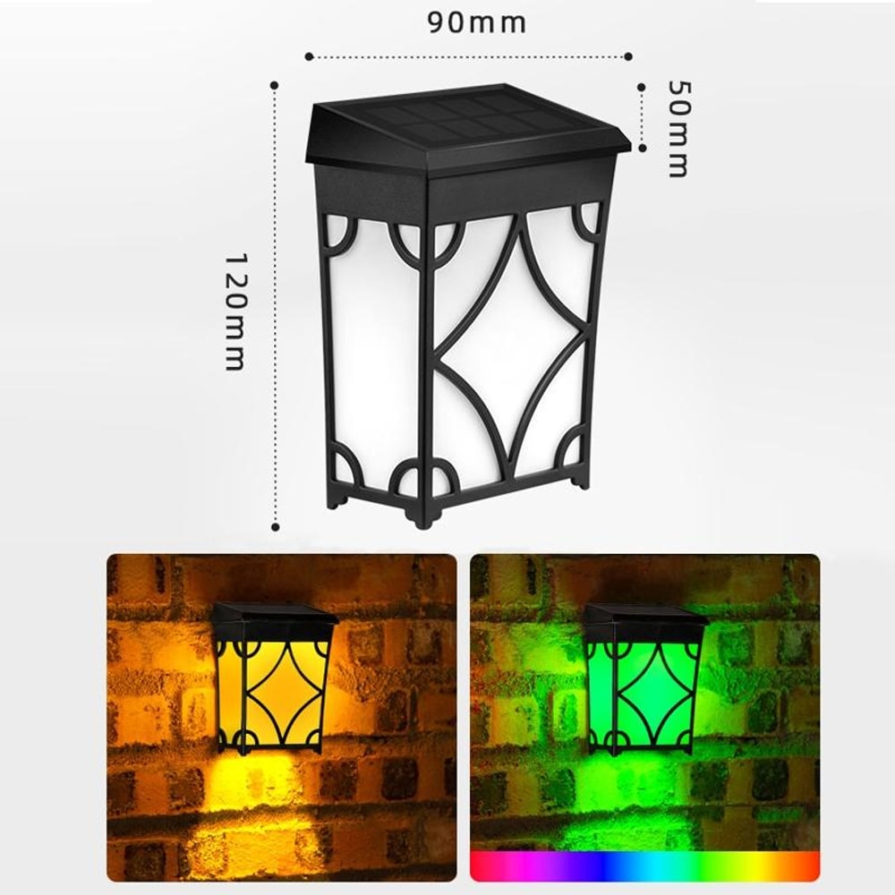 Solar Powered Waterproof LED Courtyard Light with Motion Sensor