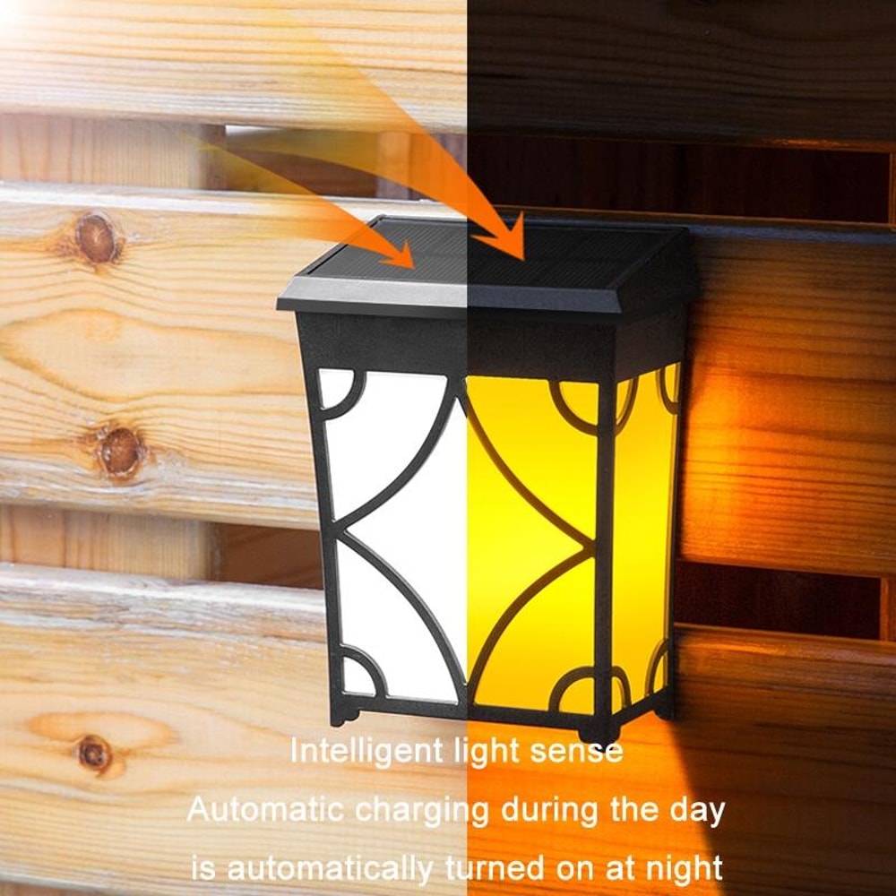 Solar Powered Waterproof LED Courtyard Light with Motion Sensor