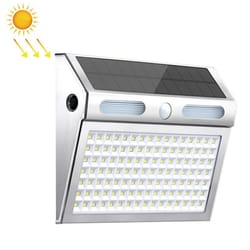 solar powered outdoor led wall lamp waterproof 112 led lighting