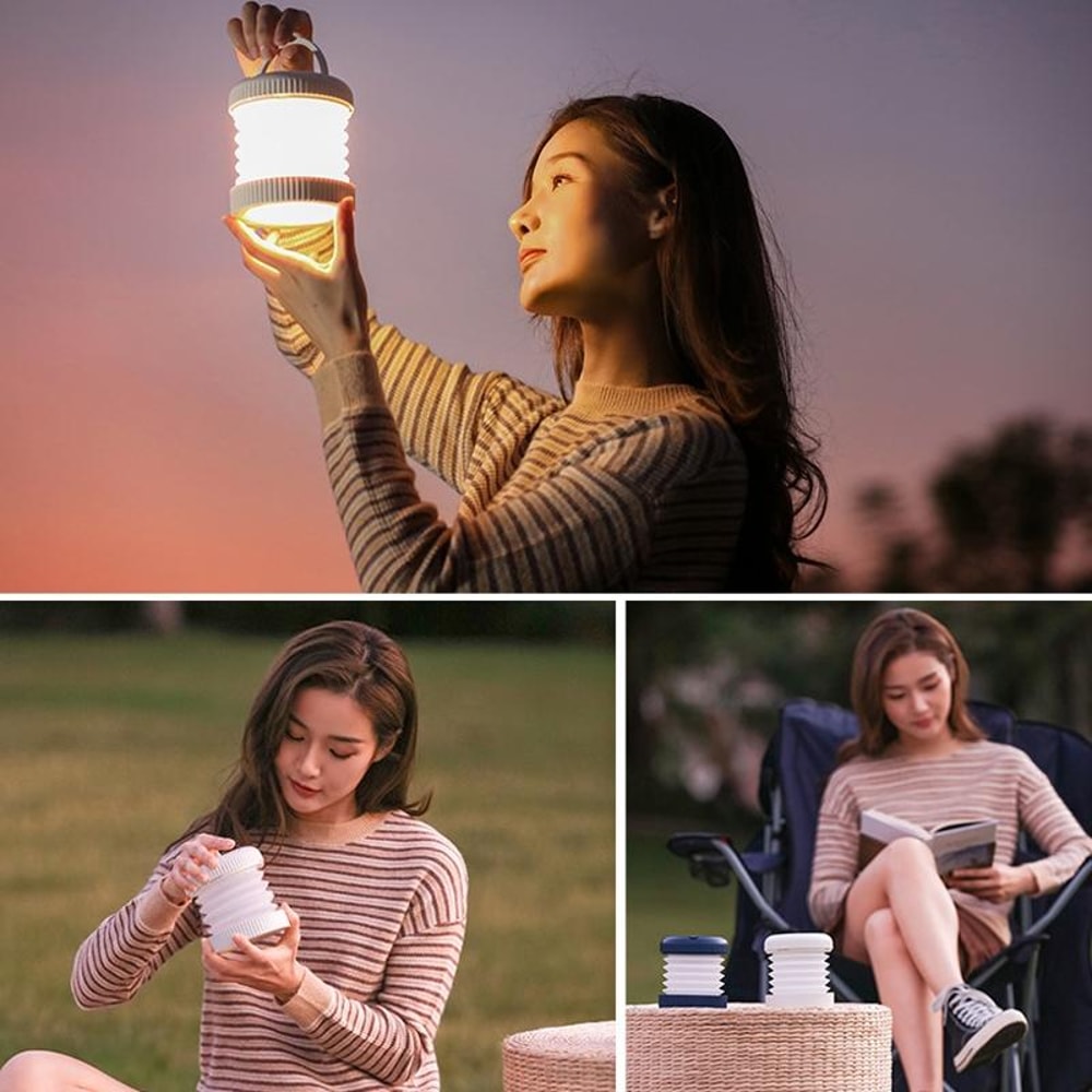 Portable Folding LED Camping Light With Magnetic Base For Outdoor Adventures 5