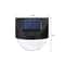 Premium Outdoor Solar Mirror Wall Lights For Garden Decoration 3
