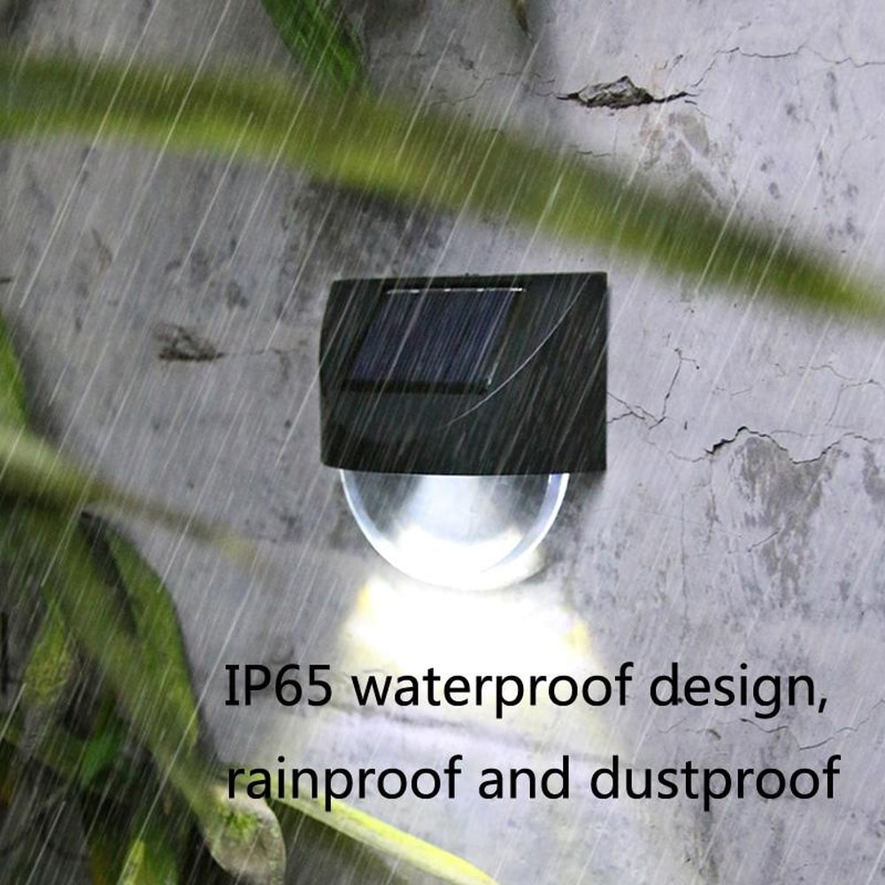 Premium Outdoor Solar Mirror Wall Lights For Garden Decoration 6