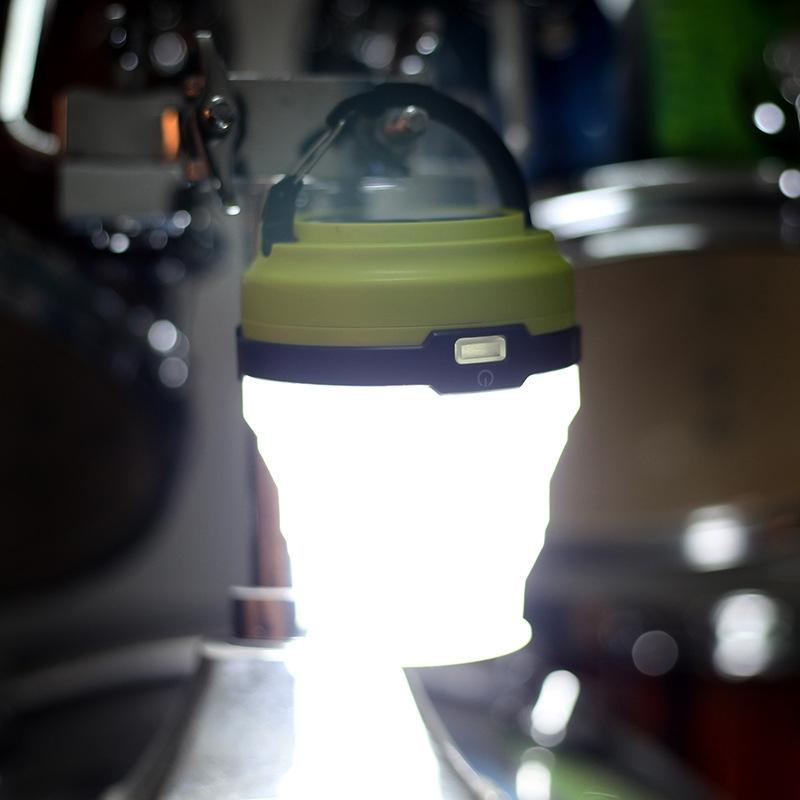 Solar Camping Light Portable USB Rechargeable Multifunctional LED Lantern