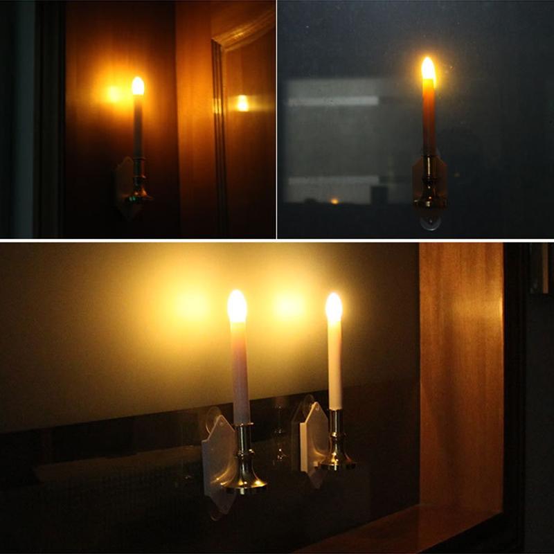 Solar LED Candle Lanterns Indoor & Outdoor Night Lights