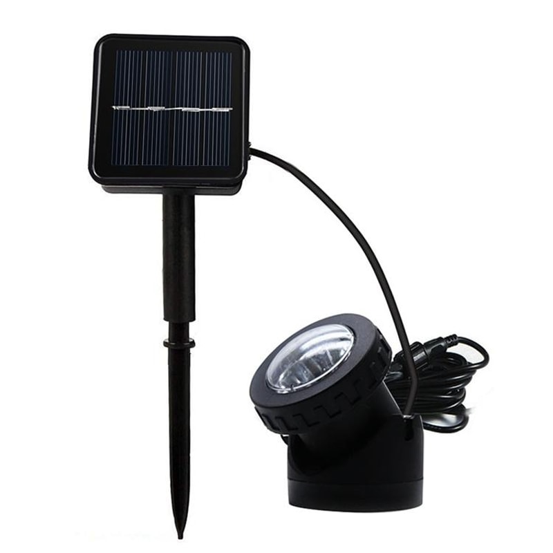 Solar Underwater Spotlight Waterproof LED Pond Outdoor Solar Lighting 2