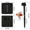 Bee Solar Garden Lights Warm White Outdoor String Fairy LEDs