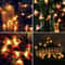 Bee Solar Garden Lights Warm White Outdoor String Fairy LEDs
